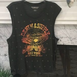 Ralph Lauren Biker Shirt!! Sz L